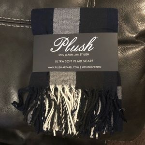 Plush Ultra Soft Plaid Scarf